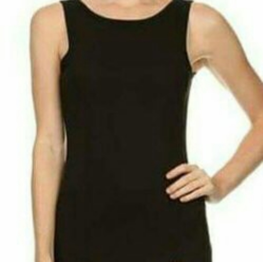 Black dress with slits
