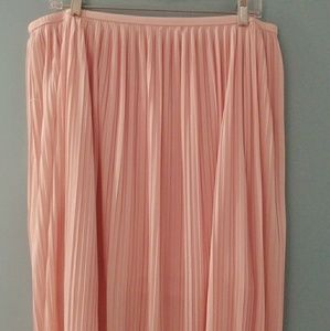 Light Pink Knife Pleated Skirt