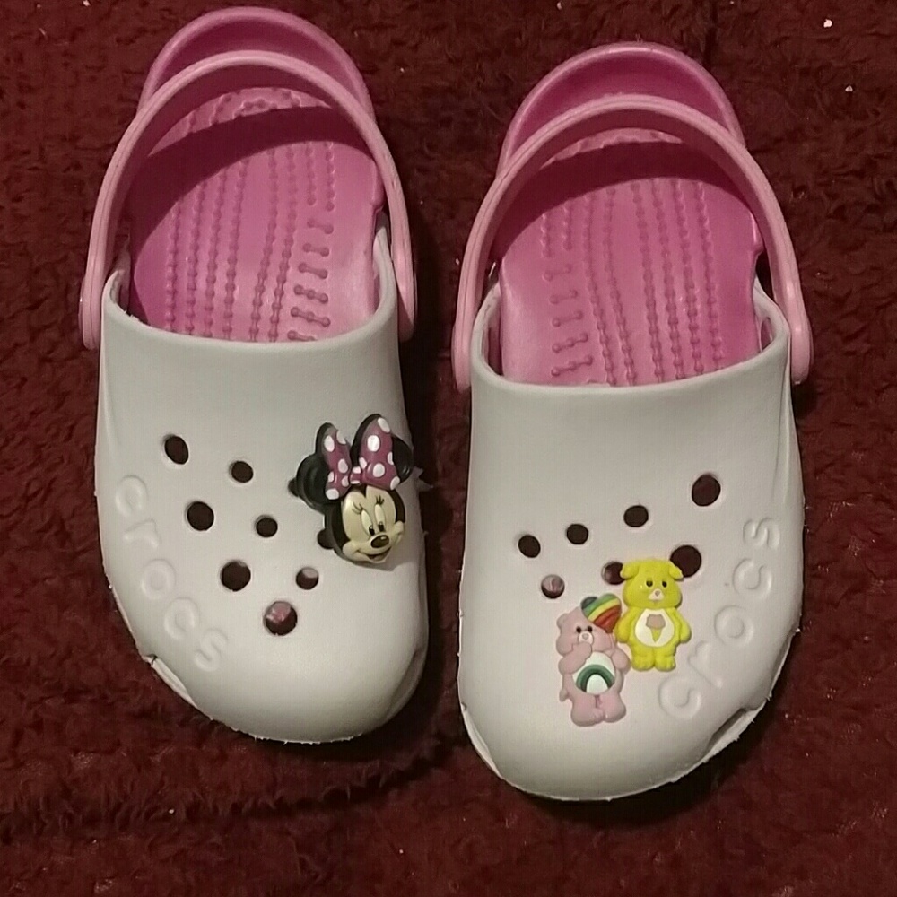 Pink crocs size c9 child 9