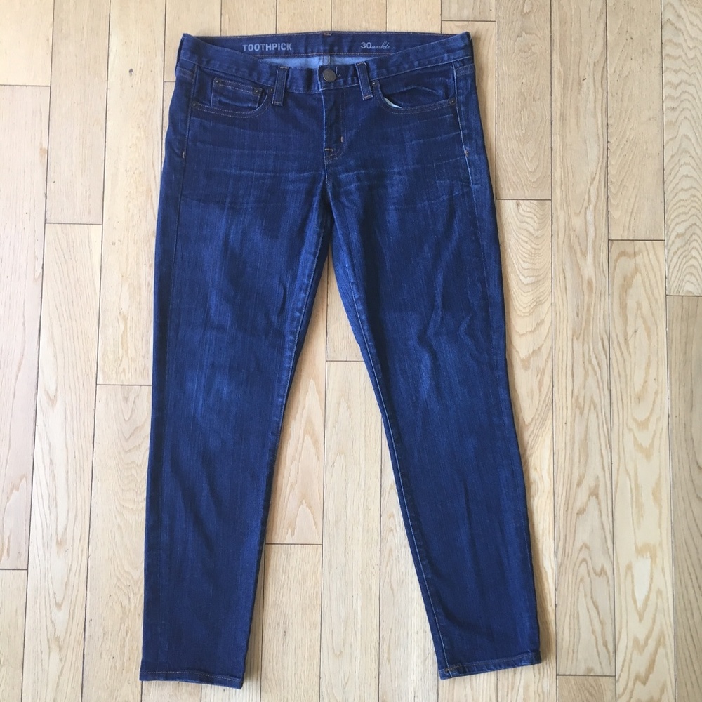 J Crew Ankle Toothpick Jeans