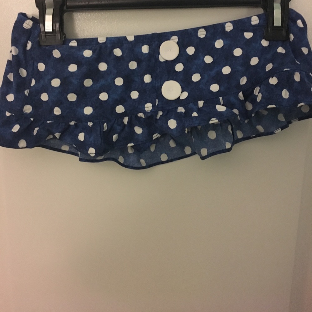 coco rave polka dot bikini bottom NWOT