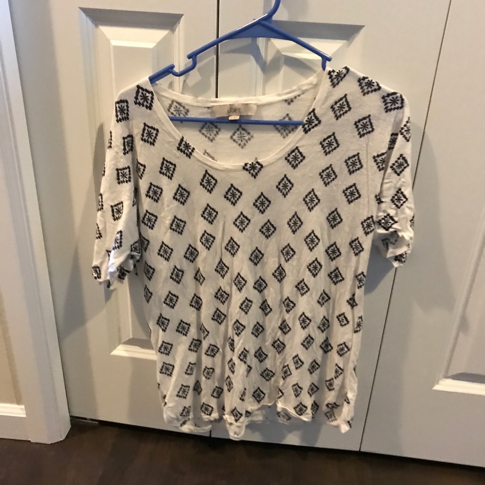 Short sleeve sweater top from the loft