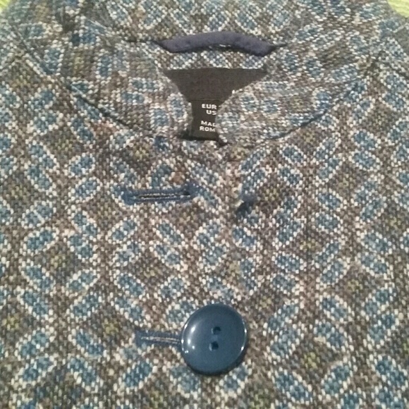 H & M Teal Vintage Blazer - Picture 2 of 7