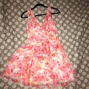 Beautiful floral dress.