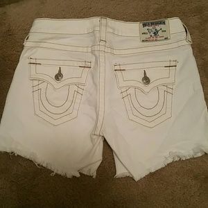 True Religion Mid Cut Off shorts