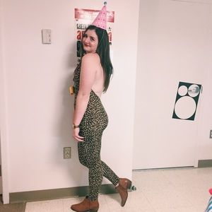 American Apparel Cheetah Print Bodysuit