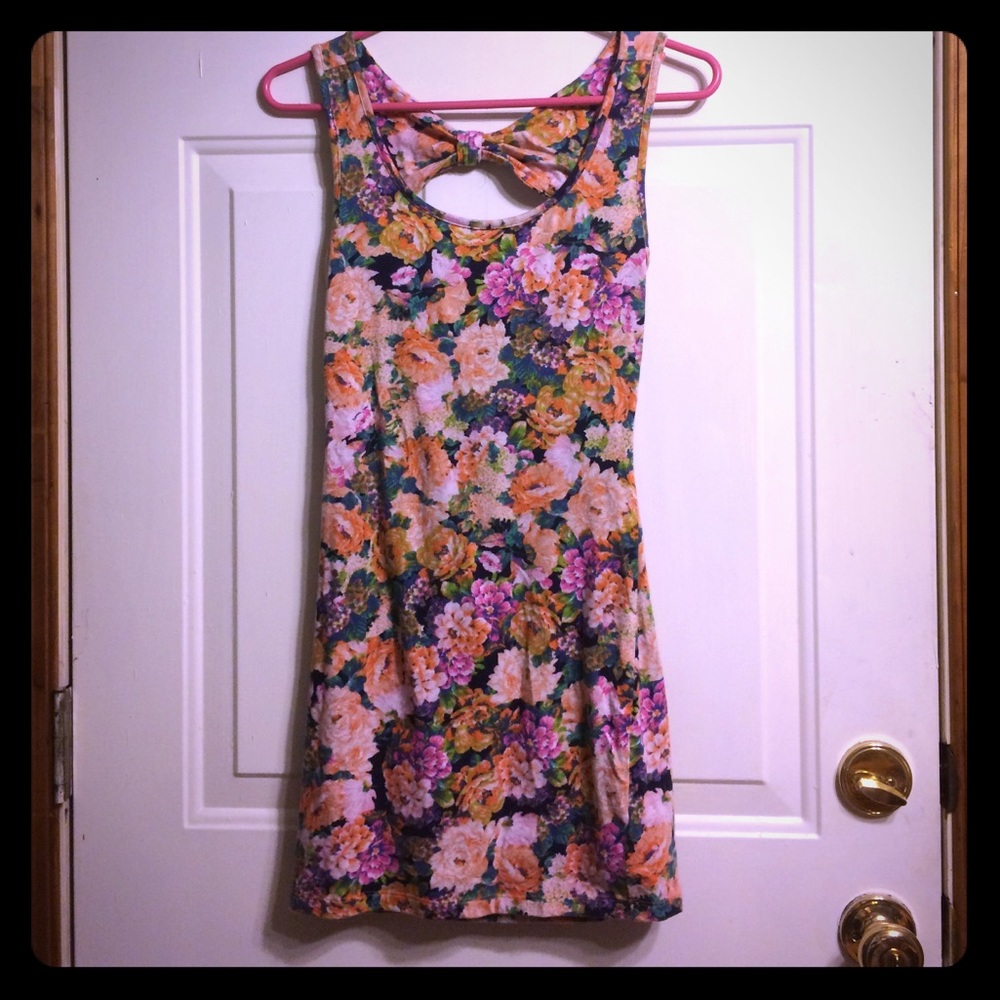 Forever 21 Floral Print Stretchy Dress