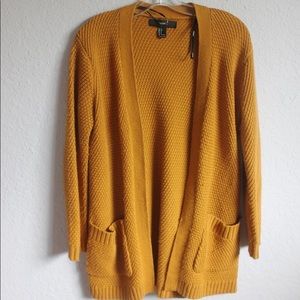 Mustard Color Cardigan