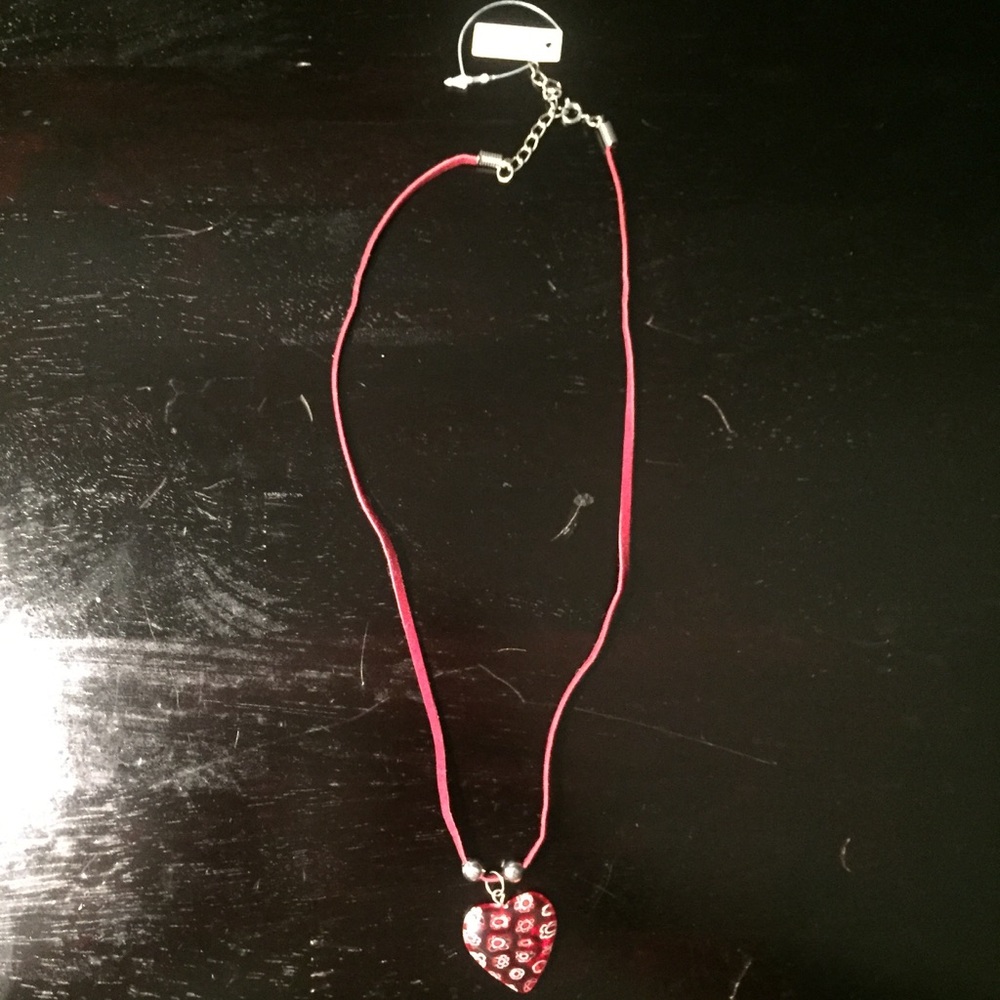 ❤️red heart necklace!❤️