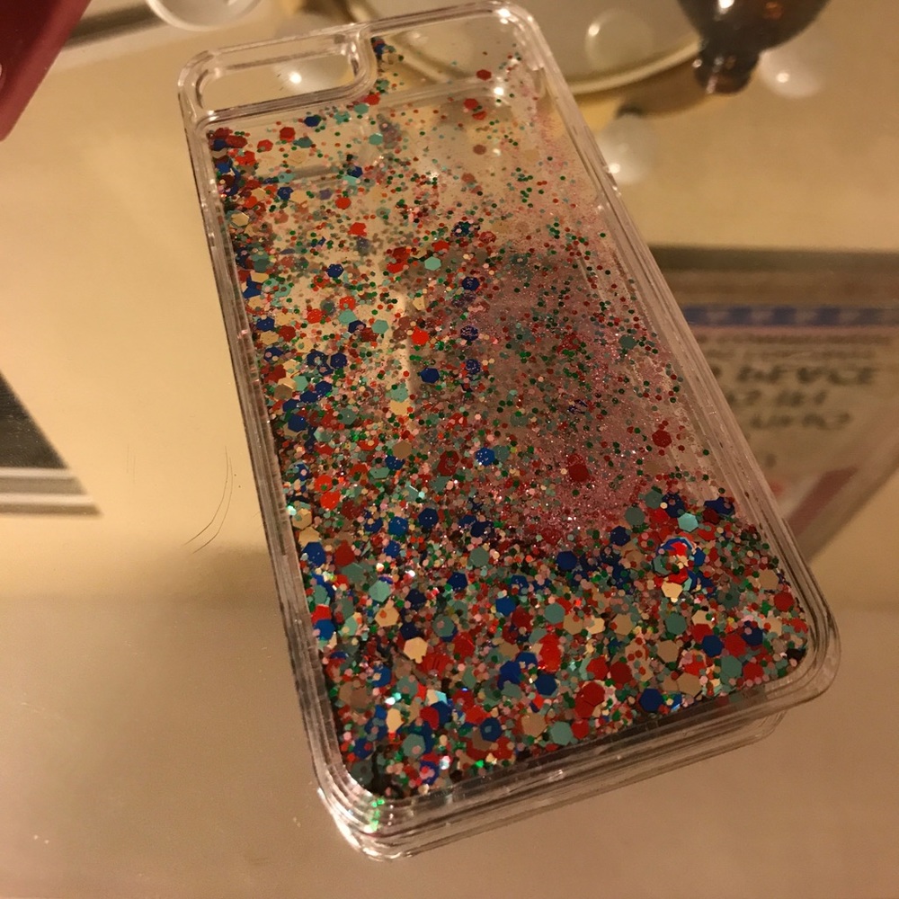 I phone 7plus or 6 plus glitter case