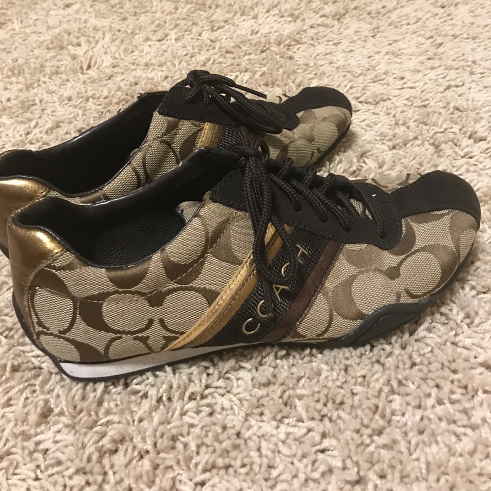 Coach brown sneakers