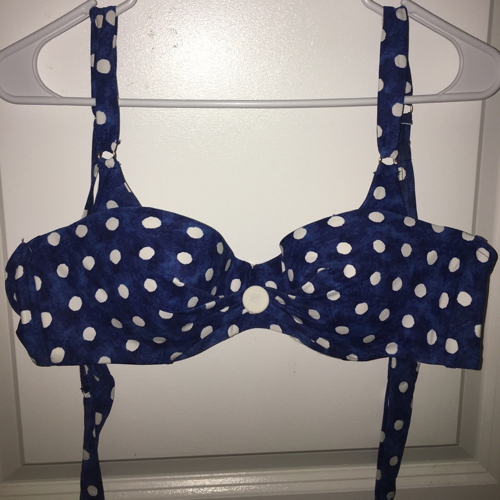 coco rave polka dot top NWOT