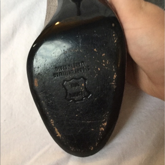 **SOLD** Stuart Weitzman Metallic "Python Pumps" - Picture 4 of 4