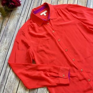 Banana Republic Silk Long Sleeve Shirt