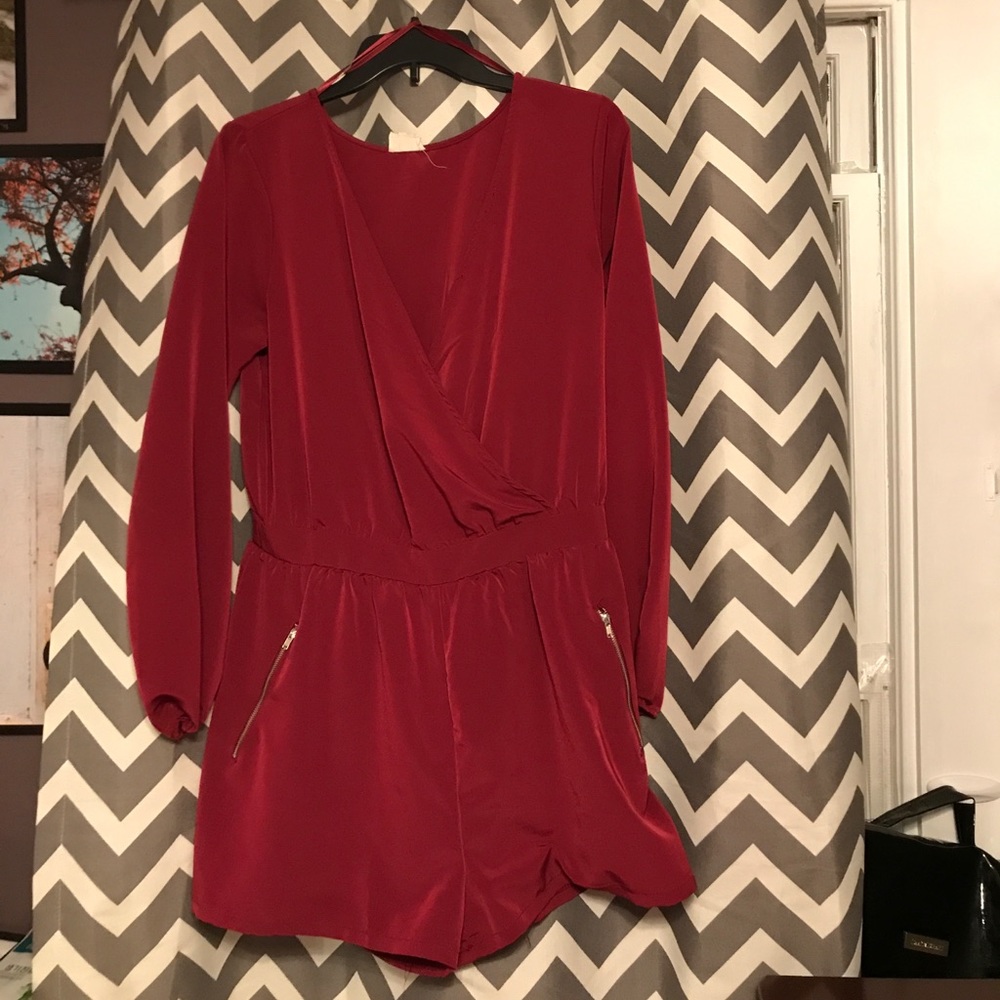 Red romper