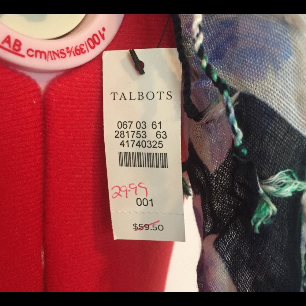 Never worn linen scarf