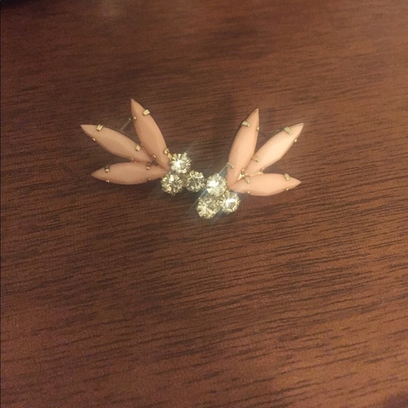 Pink glistening earrings - Picture 2 of 2