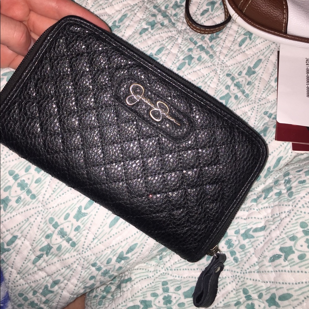 Jessica Simpson faux leather wallet