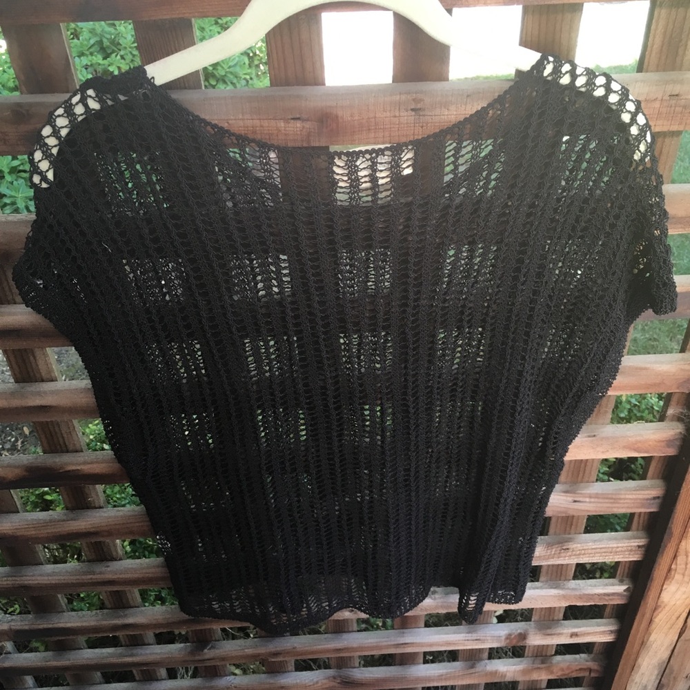 Denim & Supply Ralph Lauren black woven blouse - Picture 4 of 4