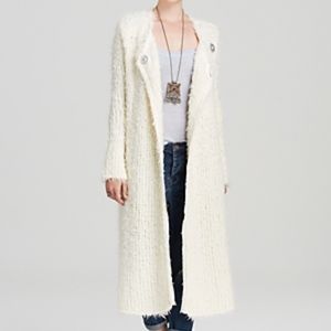 Free People Fuzzy Maxi Sweater