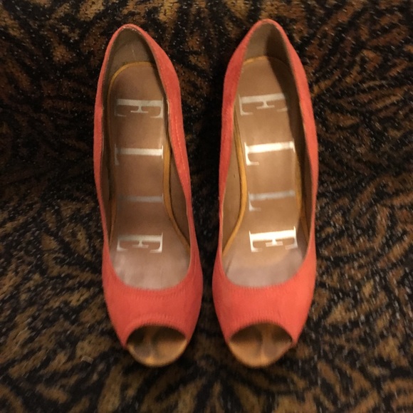 Elle Peep-Toe Wedges - Picture 2 of 4