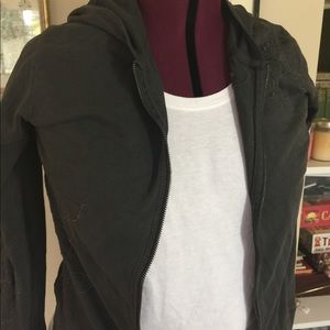 Vertigo Paris Sweatshirt with stitched leaves