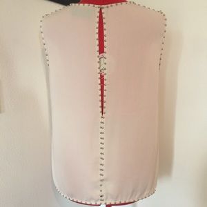 Studded light  pink tank