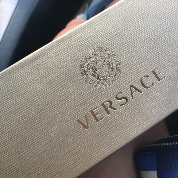 Versace polarized aviators