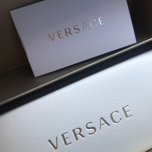 Versace polarized aviators