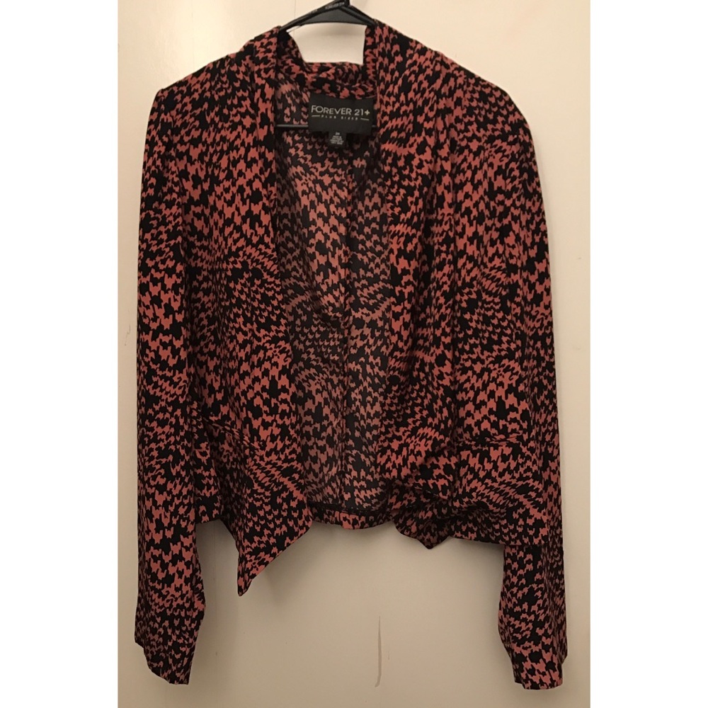 Forever 21+ Houndstooth Blazer