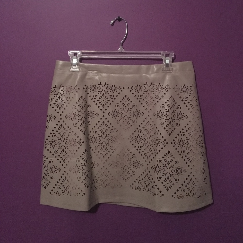 Leather Mini Skirt