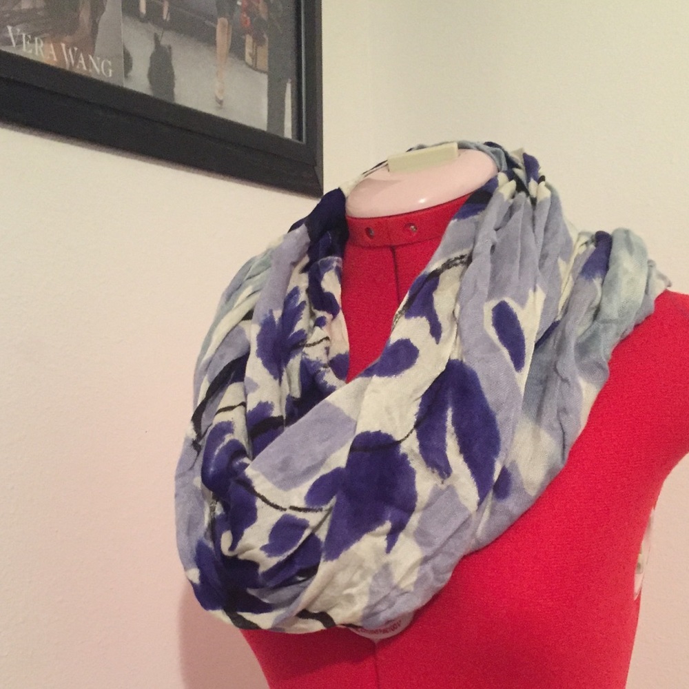 Watercolor circle scarf