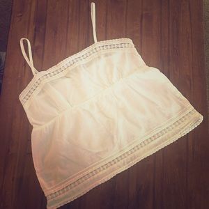 Ann Taylor LOFT White Tank - Large