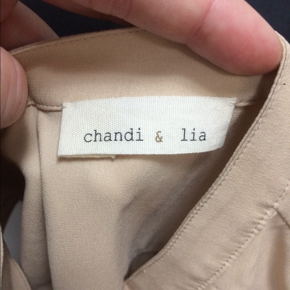 Chandi and Lia Cream sleeveless top NWOT - Picture 4 of 5