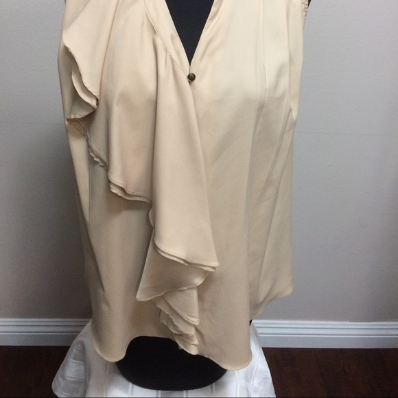 Chandi and Lia Cream sleeveless top NWOT - Picture 5 of 5