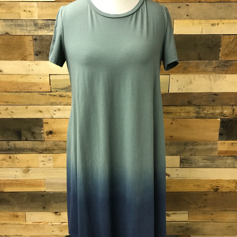 Tye-dye tunic dress