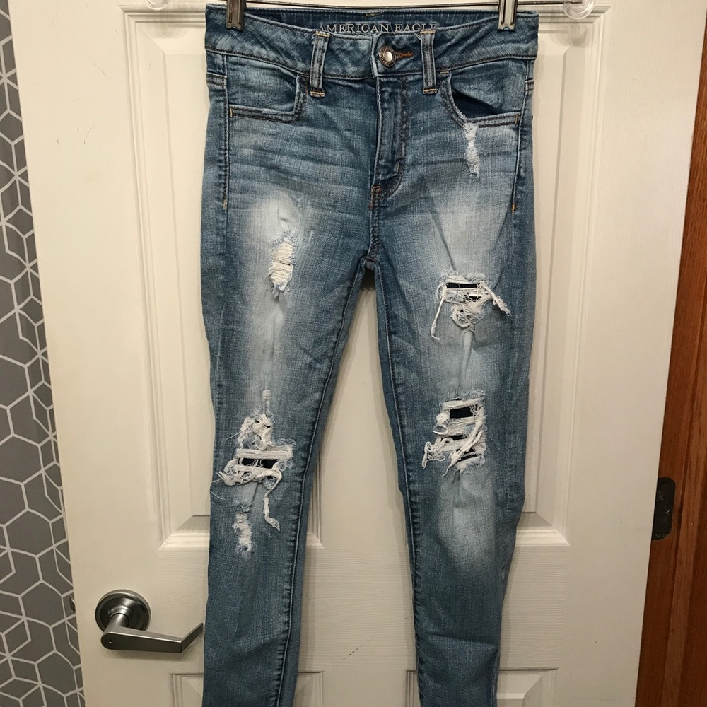 American Eagle Jegging Crop Jeans - Size 0 Regular