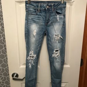 American Eagle Jegging Crop Jeans - Size 0 Regular