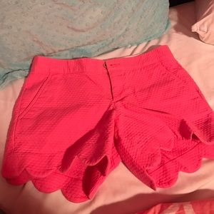 Hot pink Lilly Pulitzer buttercup shorts NWOT