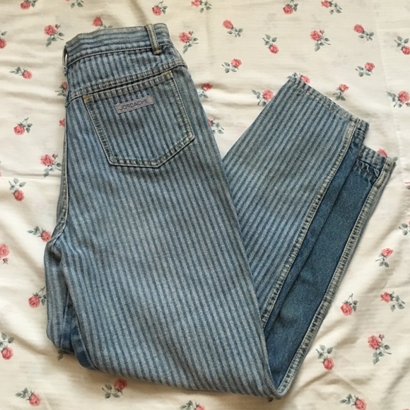 jordache striped jeans
