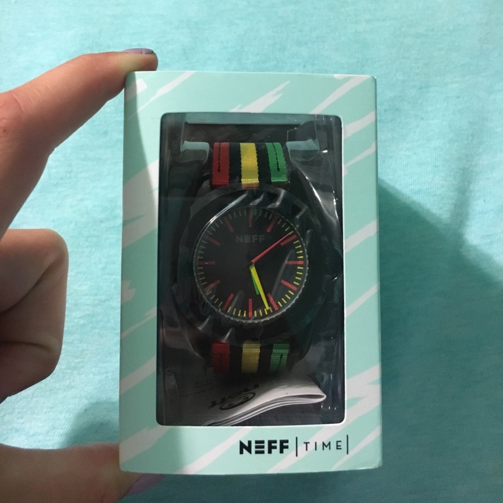 Neff Rasta colored watch BRAND NEW