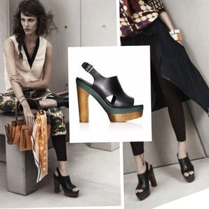 Marni x H&M platform leather sandals EUC 7/7.5