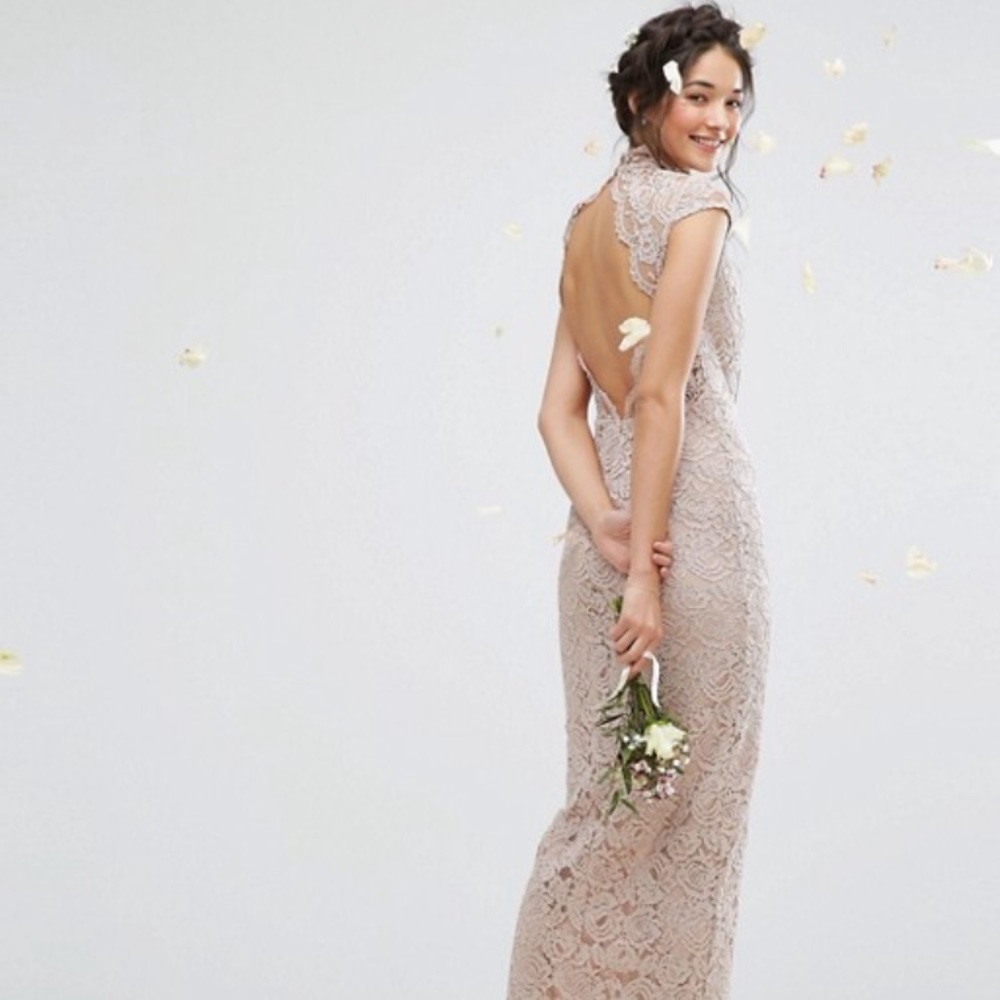 ASOS Lace Column Formal Dress