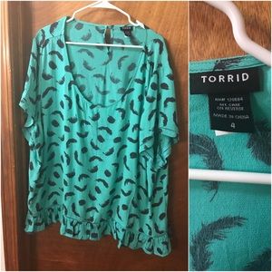 Torrid Feather Top