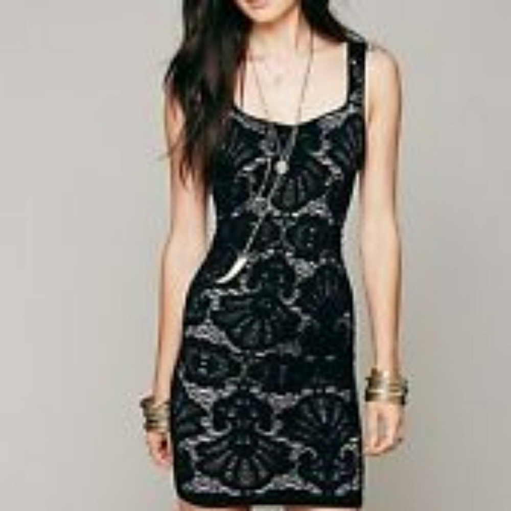 *SOLD*Intimately Free People crochet bodycon dress