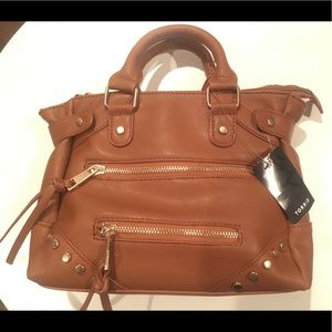 Torrid tan handbag with shoulder strap