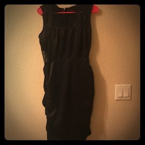 Flirty black/lace mini