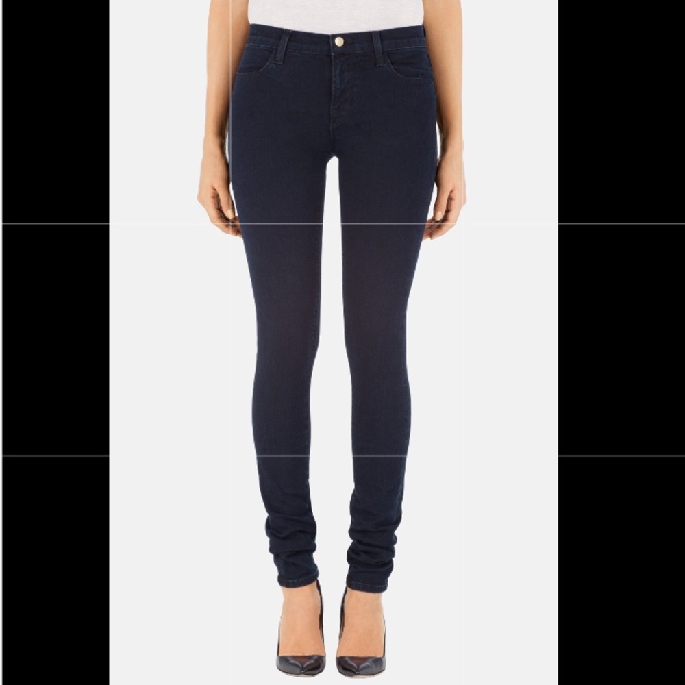 J Brand Stacked Skinny Jean in Bluebird Wash