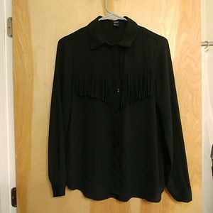 Fringe Button-Down
