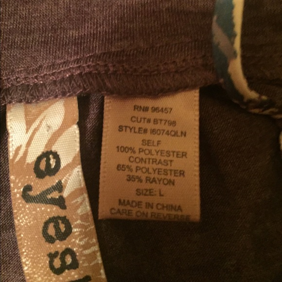 EYESHADOW CLOTHING PRINTED FASHION TOP - Picture 6 of 8